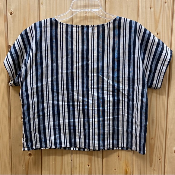 🌈 Madewell Vertical Striped Top w/ Front Pockets - Picture 5 of 5